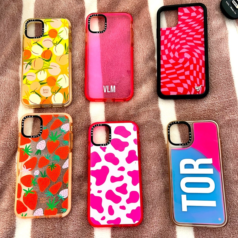 IPHONE 11 CASES (casetify, wildflower, etc.)